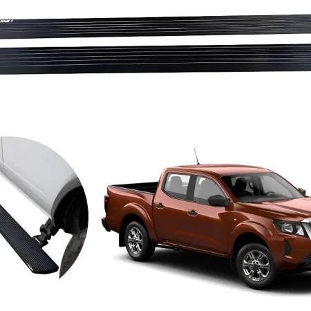 Estribos Electricos Para Np300/frontier 2015-2024 Dob Cab