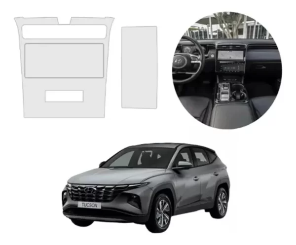 Protección Ppf Pantalla Y Panel De Control Para Tucson 2024