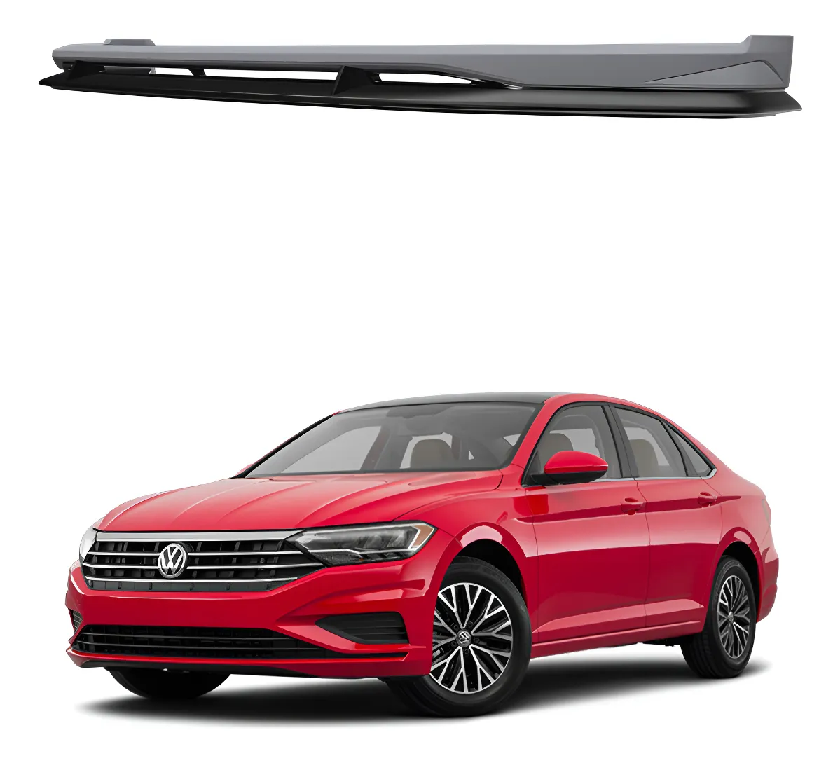 Spoiler Delantero Con Splitter Vw Jetta 2019-2021 - Image 1