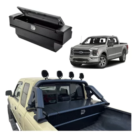 Caja Herramientas Para Ford Lobo 2004-2025 C/ Roll Bar.