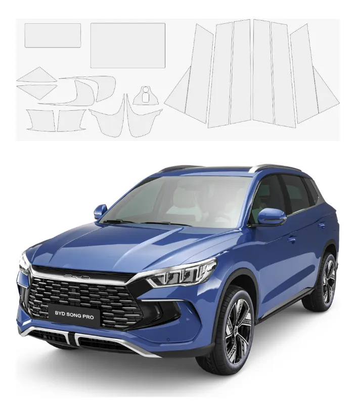 Ppf Pantalla Cluster Y Postes Ext. Para Byd Song Pro 2024 - Image 1
