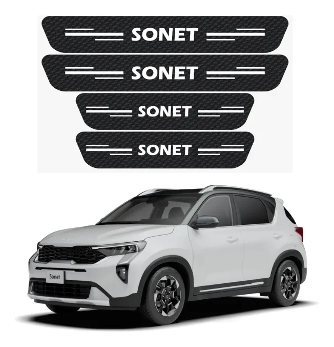 Sticker Protección De Estribos Puertas Kia Sonet - Image 1