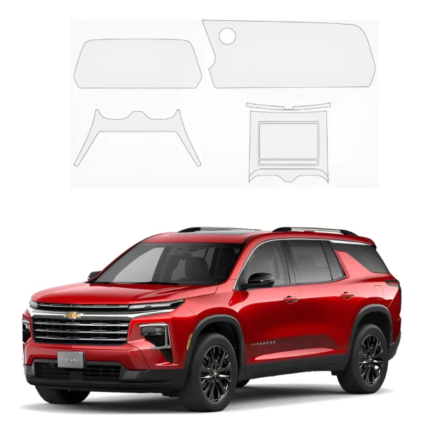 Protección Ppf Pantalla Cluster Panel Para Traverse 2025