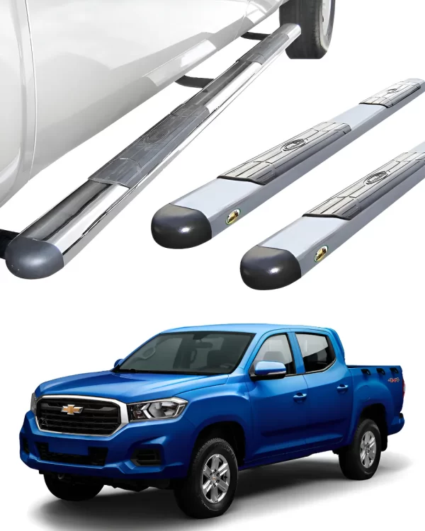 Estribos Gh Cromados Para Chevrolet S10 Max 2024 - 2025