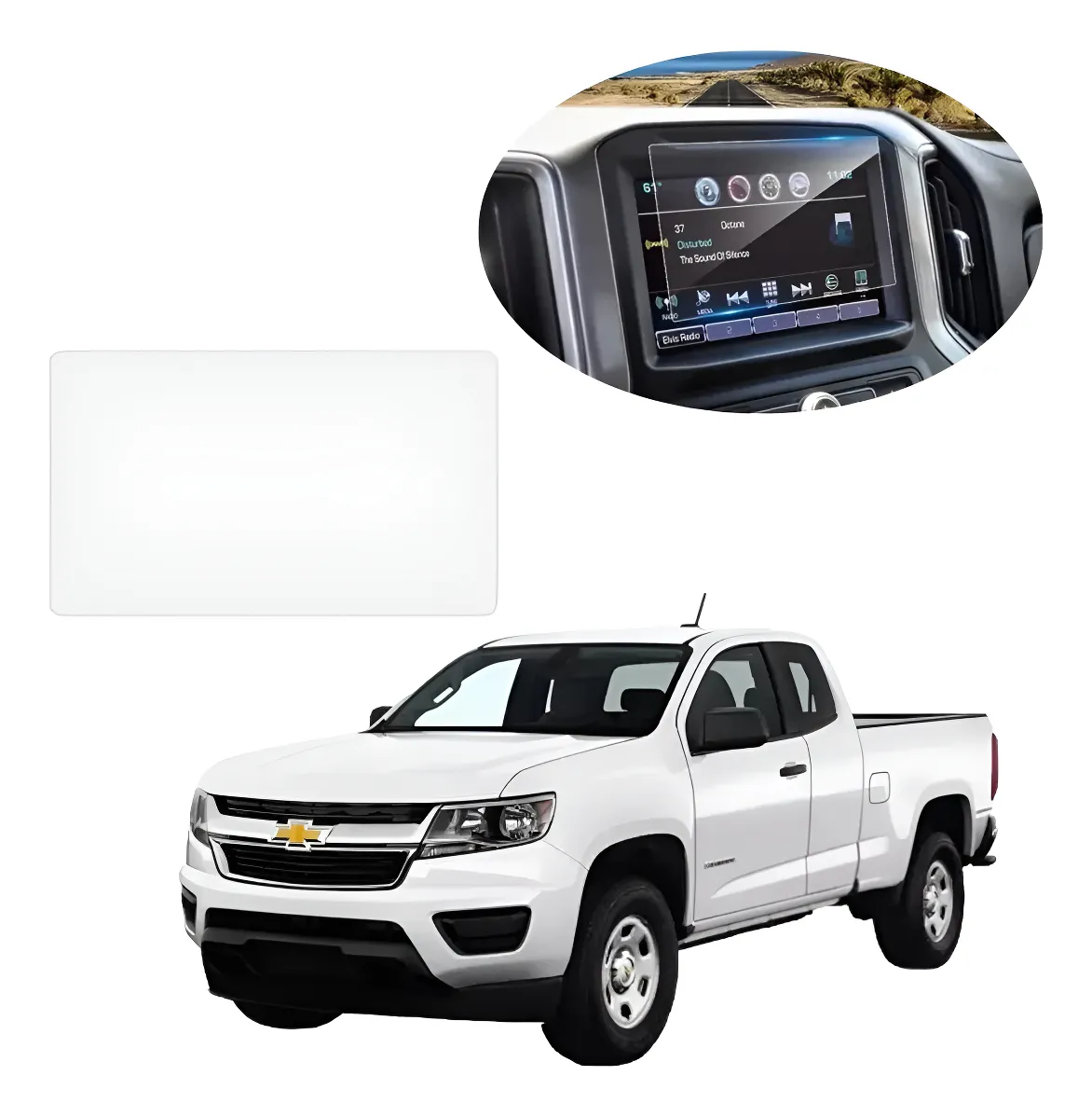 Protección Ppf Pantalla Chevrolet Colorado 2017 - Image 1