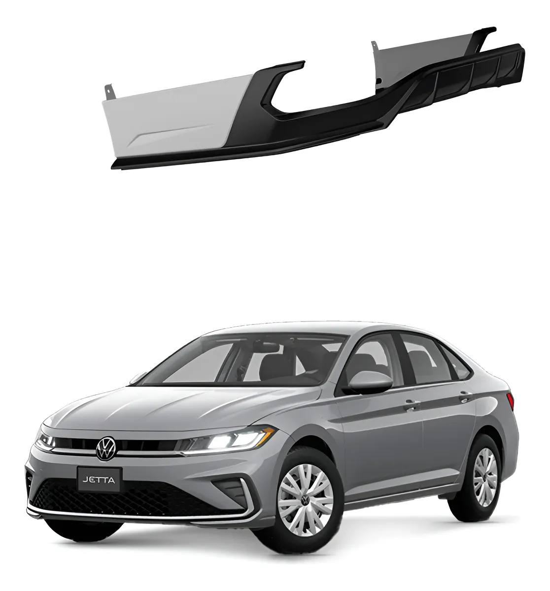 Spoiler Trasero Con Difusor, Vw Jetta 2022-2025 - Image 1