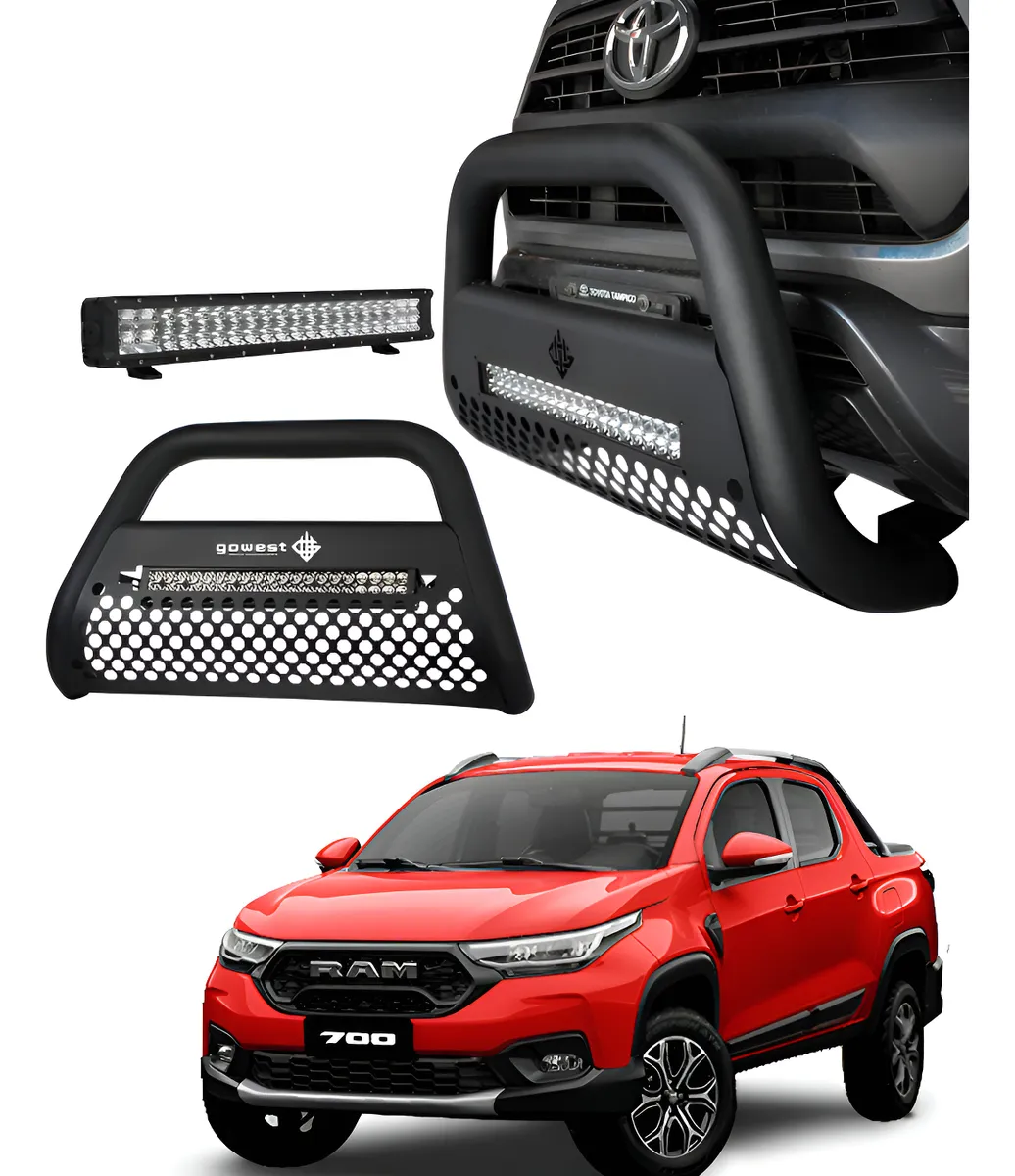 Combo Burrera Rage Para Ram 1200 2024 - 2025 + 2 Faros Led - Image 1