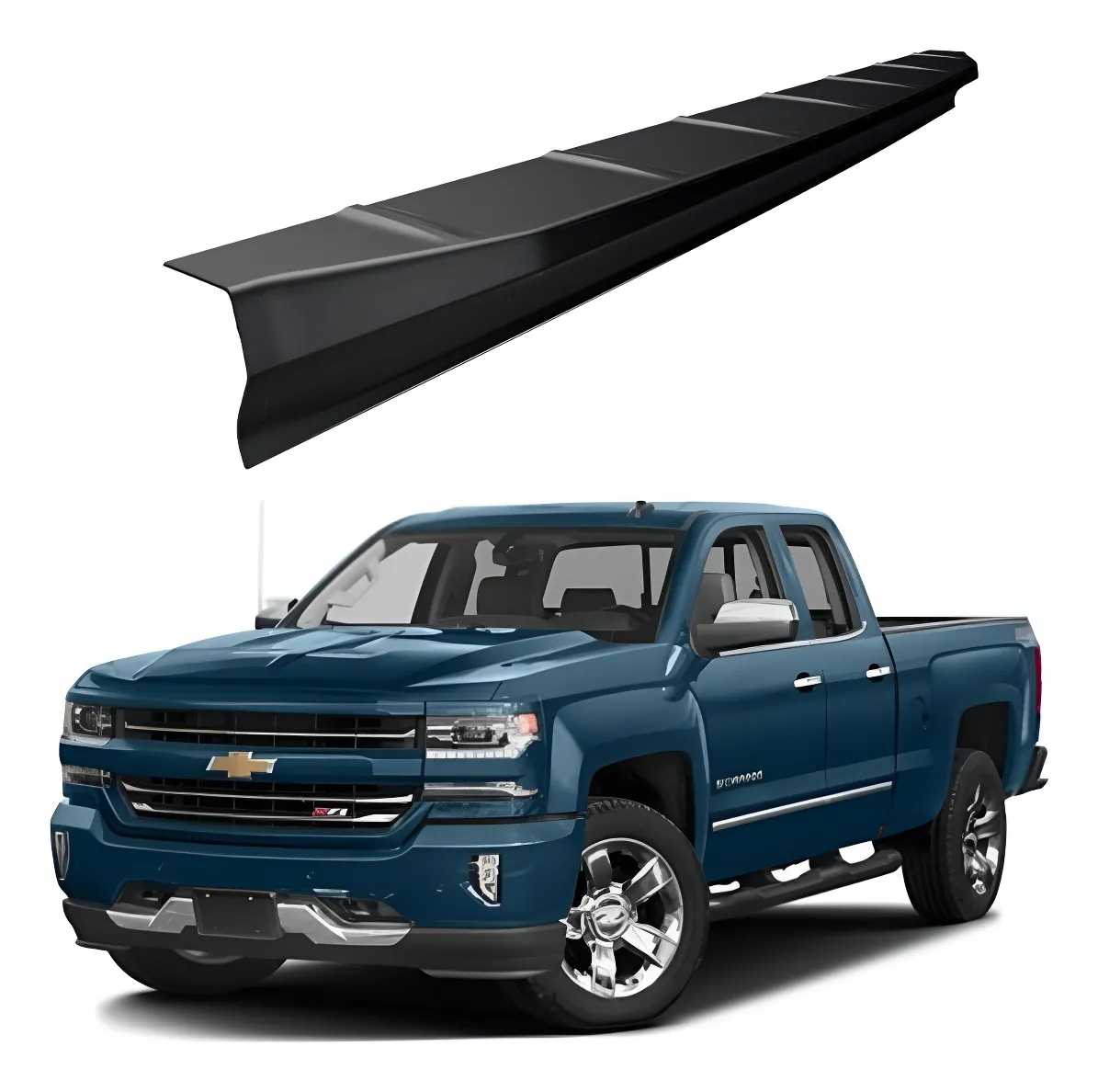 Spoiler Trasero De Tapa Airdesign Chevrolet Silverado 14-18 - Image 1