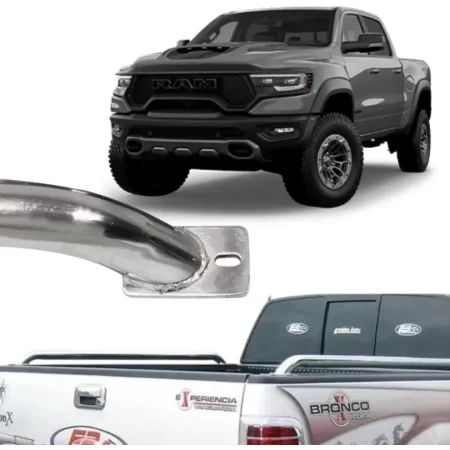 Barras Pasamanos Acero Dodge Ram 131cm Cromado