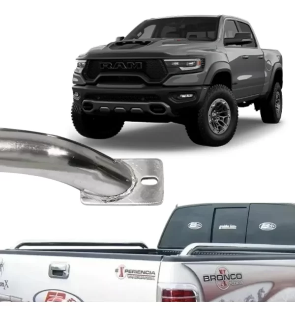 Barras Pasamanos Acero Dodge Ram 131cm Cromado