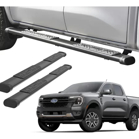 Estribos Bronx Ford Ranger 2013 - 2022 Doble Cabina Negros