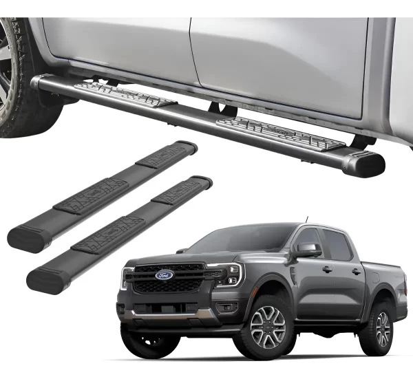 Estribos Bronx Ford Ranger 2013 - 2022 Doble Cabina Negros