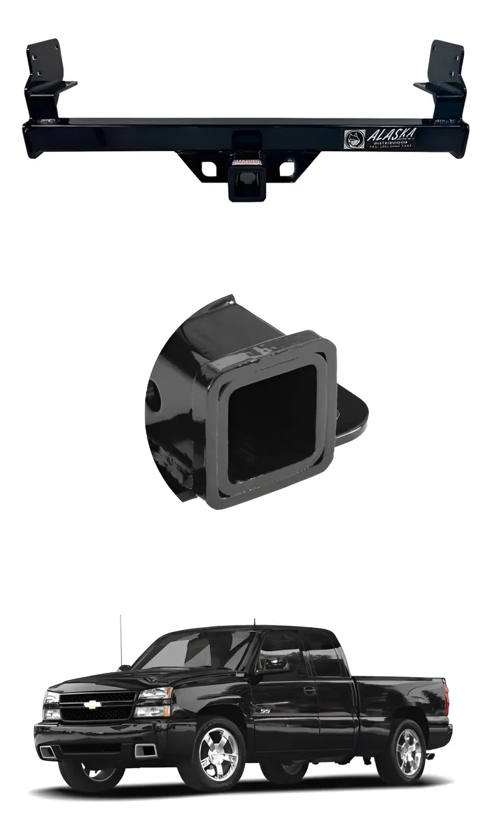 Tirón Arrastre Cv Pick Up Cheyenne Silverado 2007-2013 Negro - Image 1