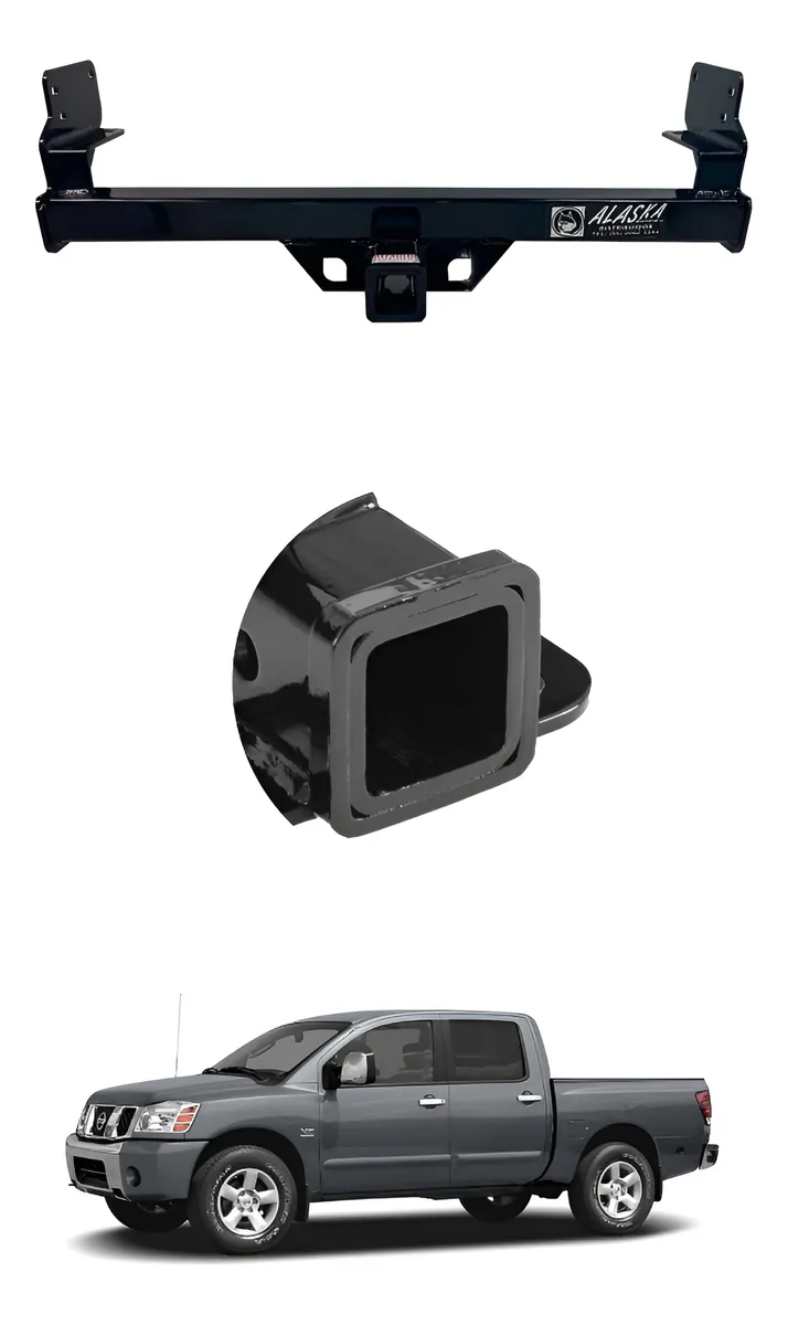 Tirón De Enganche Nissan Titan 2004-2016 Negro - Image 1