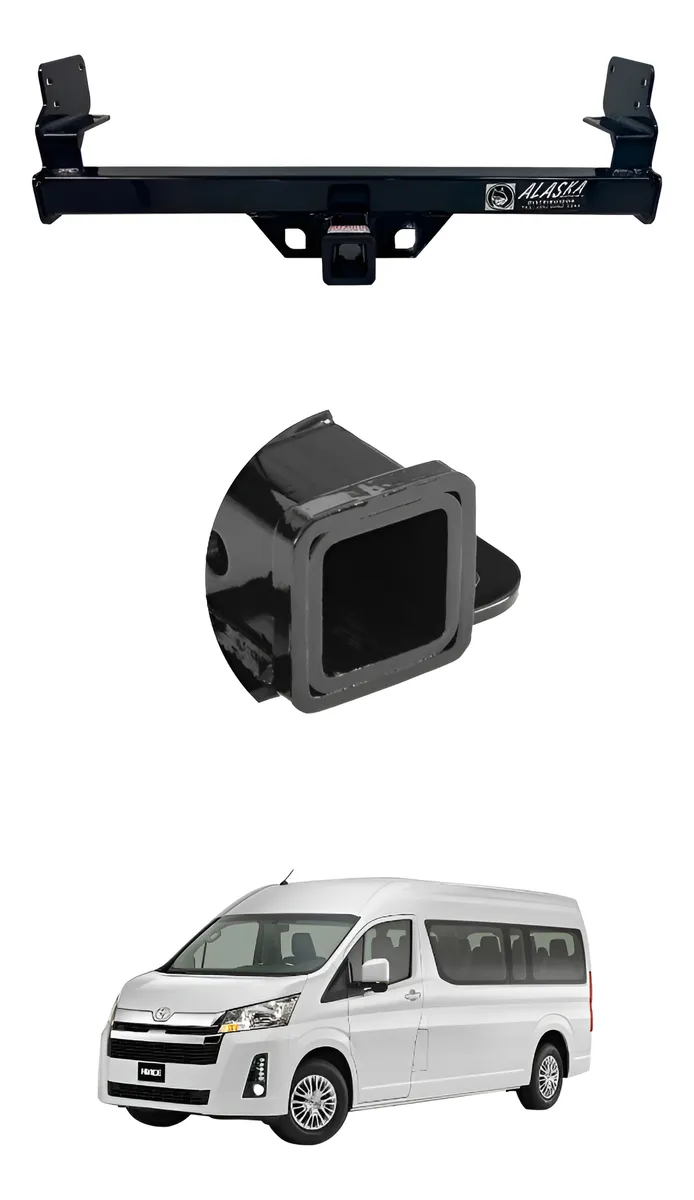 Tirón De Enganche Toyota Hiace 2005-2019 Negro - Image 1