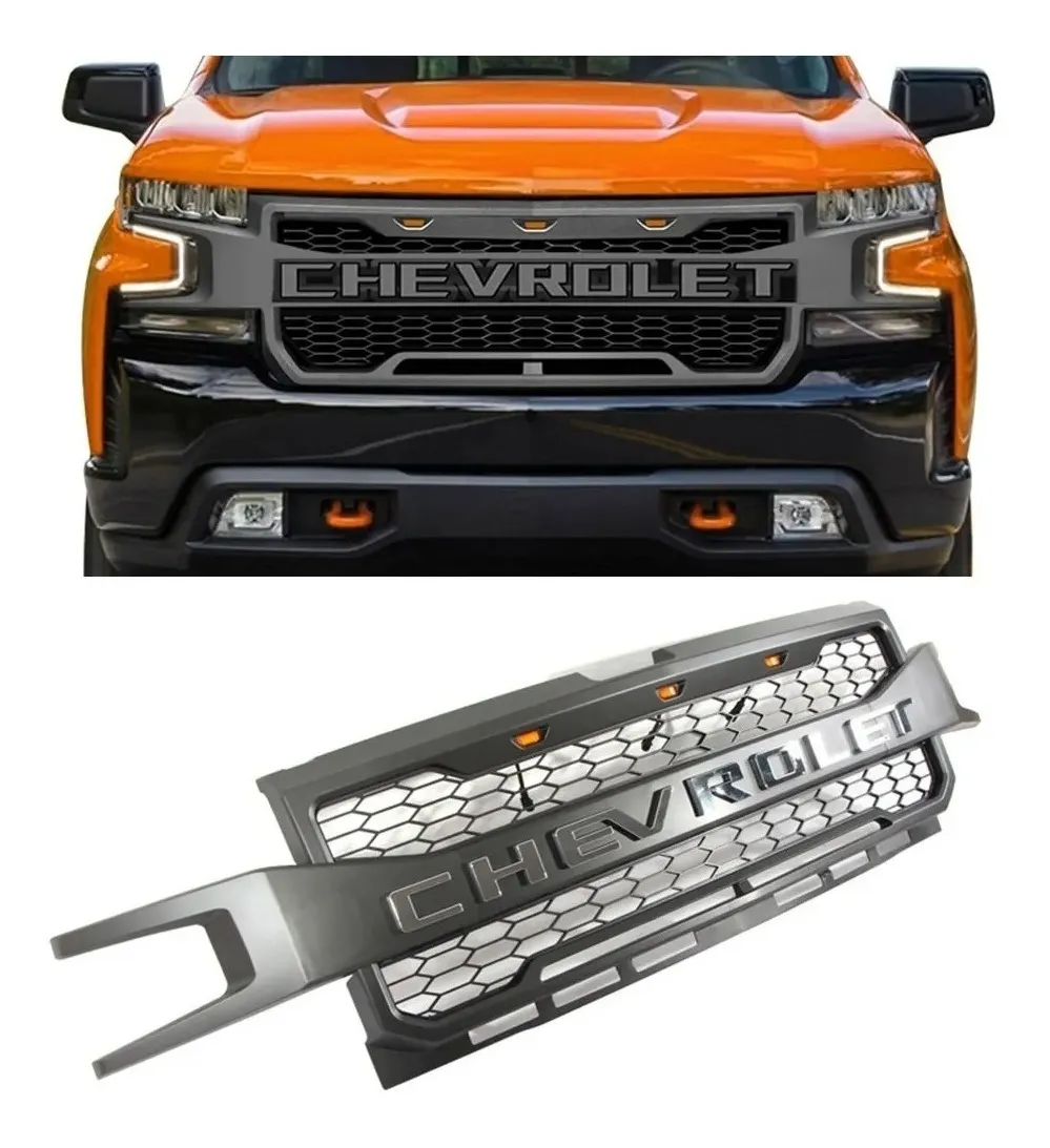 Parrilla Frontal Luz Led Cheyenne Silverado 1500 2019 - 2020 - Image 1