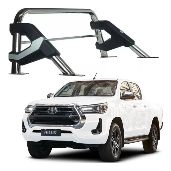 Roll Bar Elite Acero Inoxidable Toyota Hilux 2016 - 2024