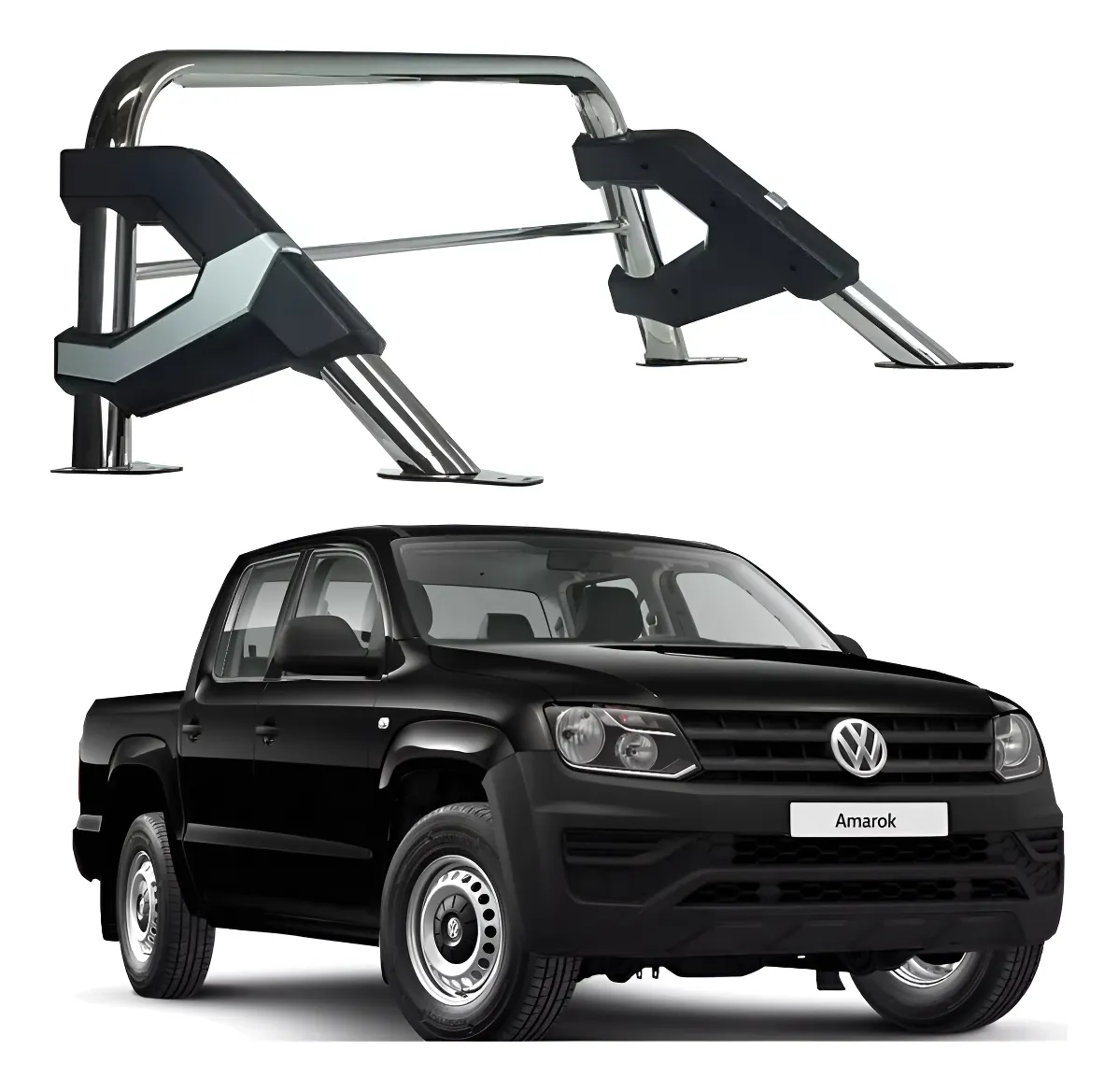 Roll Bar Elite Inoxidable Volkswagen Amarok 2010 - 2024 - Image 1