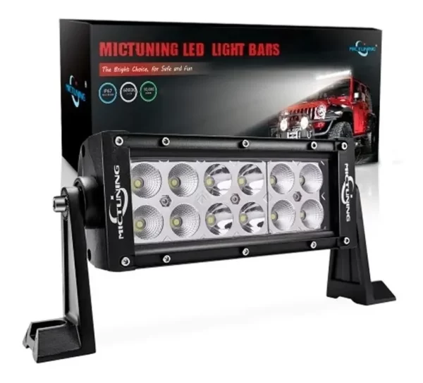 Barra Led 7.5  Para Rzr Jeep Defensas Burreras Roll Bar Hq
