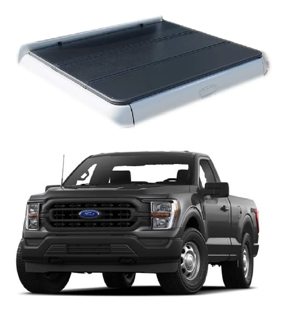 Tapa Cubre Batea Hard 3 Fold Ford F150 2015 - 2022 Cab Sen - Image 1