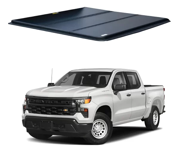 Tapa Batea Tri Fold Premium Silverado 2019-2022 Doble Cabina
