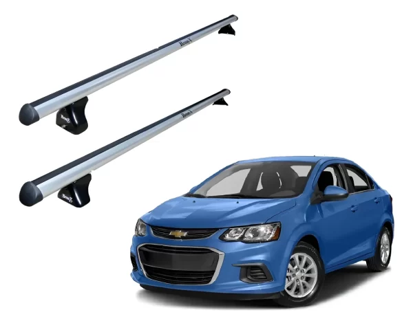 Barras Portaequipaje Aluminio Chevrolet Sonic 2012 - 2018