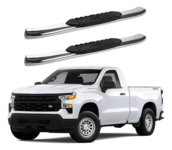 Estribos Widesider Inoxidables Para Silverado 2019 - 2023
