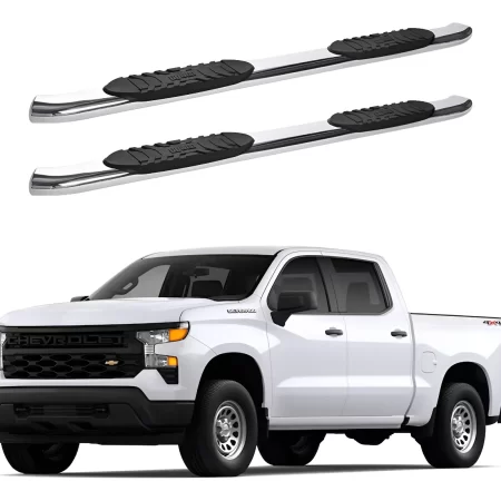 Estribos Widesider Inox Para Chevrolet Silverado 2019 - 2023