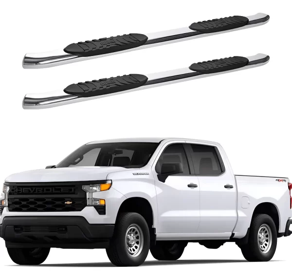 Estribos Widesider Inox Para Chevrolet Silverado 2019 - 2023
