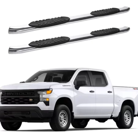Estribos Widesider Inox Para Chevrolet Silverado 2019 - 2023