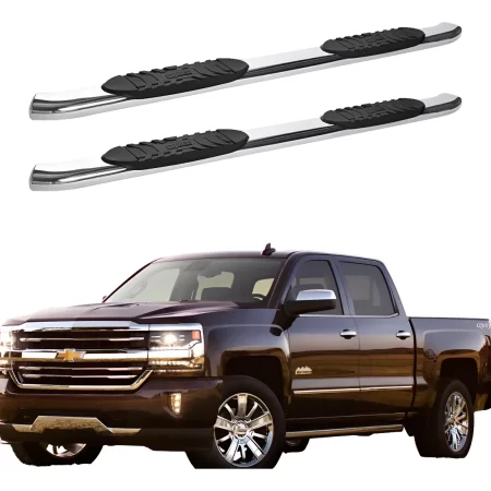 Estribos Widesider Inox Chevrolet Silverado 2007 - 2018