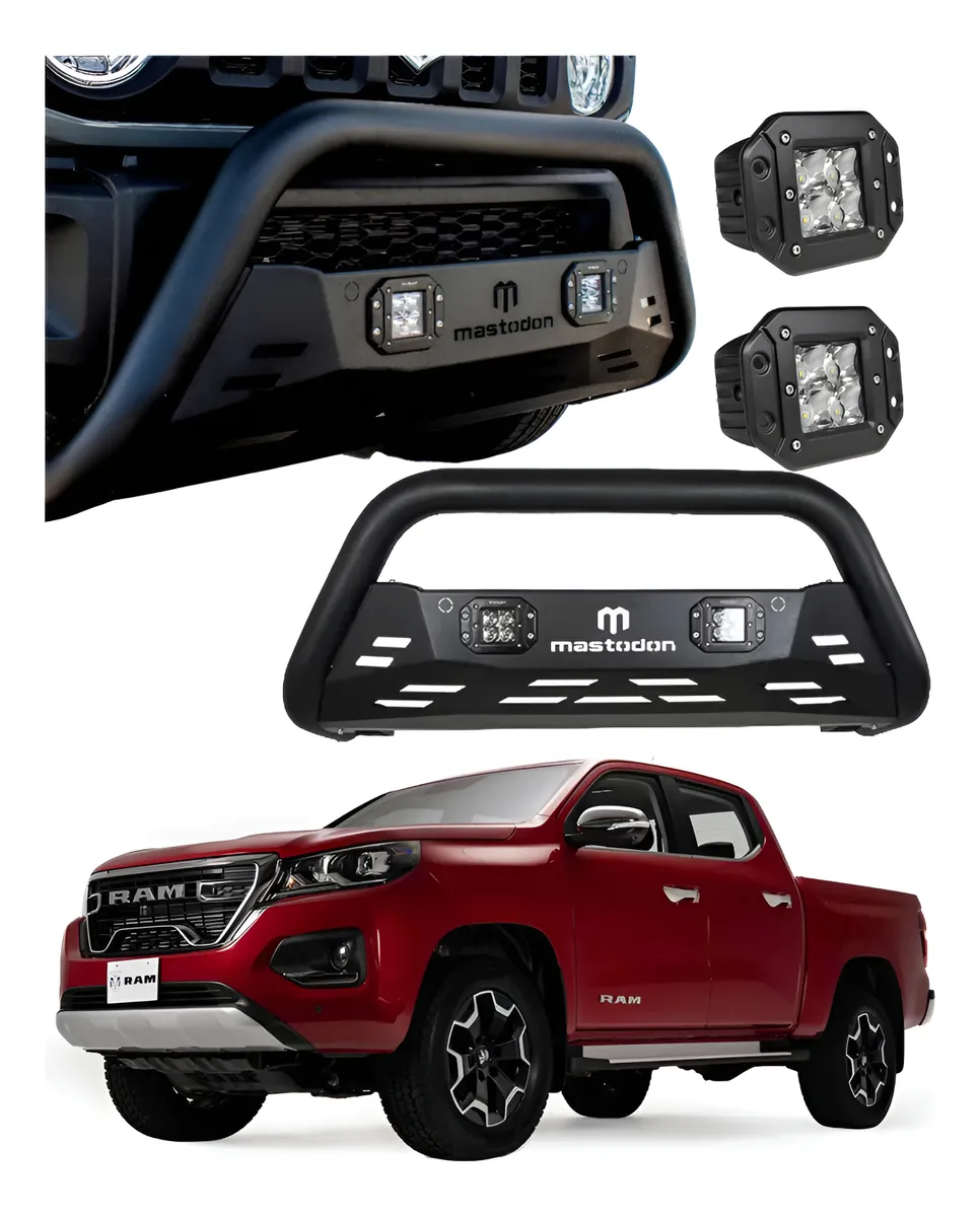 Burrera Protector Bar Negra Chevrolet Silverado 2019 - 2022 - Image 1