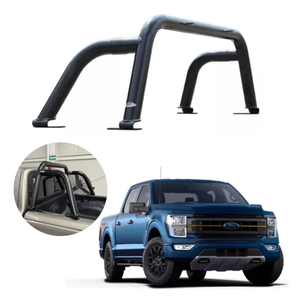 Roll Bar Bronco Sport Negro Para Ford Lobo F150 1998 - 2024