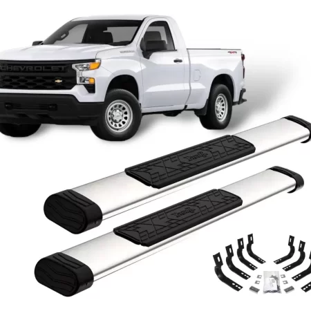 Estribos Bronx Chevrolet Silverado 2021 Cabina Sencilla