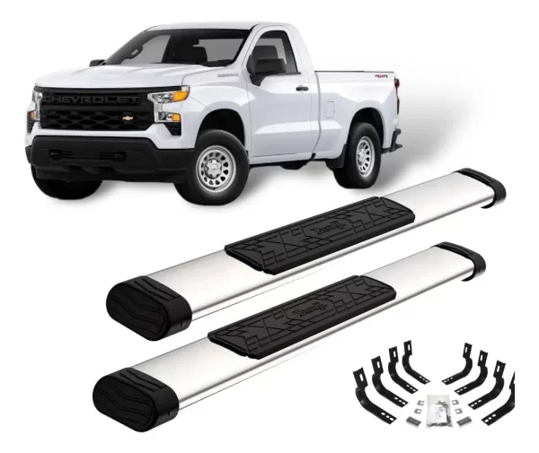 Estribos Bronx Chevrolet Silverado 2021 Cabina Sencilla