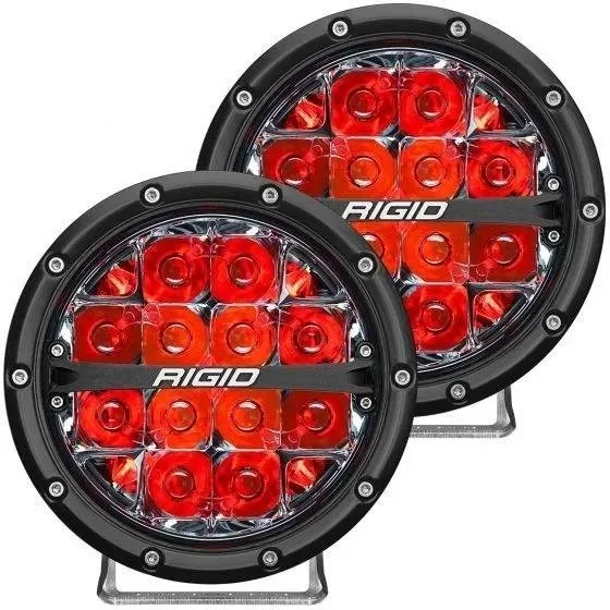 Par De Faros Dually Redondo Rigid 6 Pulgadas Series 360