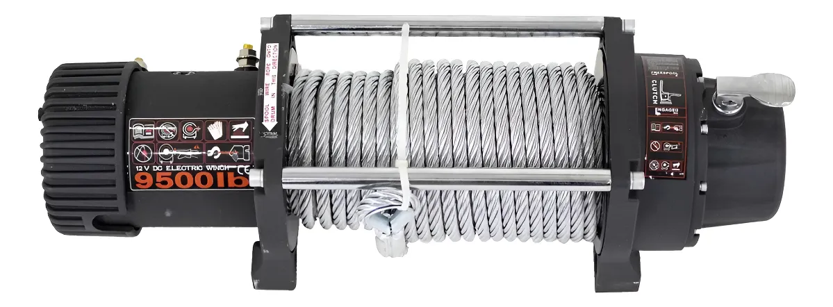 Winch Electrico Jeep Pick Up Cable Acero Off Road  9,500lbs - Image 1