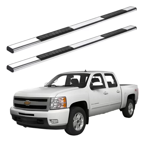 Estribos Serie 100 Silverado / Cheyenne 2007 - 2013 Cromo