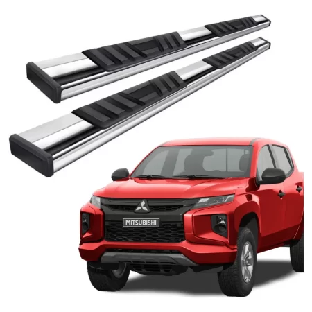 Estribos Serie 300 Acero Inox Mitsubishi L200 2016 - 2022