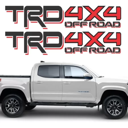 Calcomania Sticker Trd 4x4 Off Road Toyota Calca Vinil