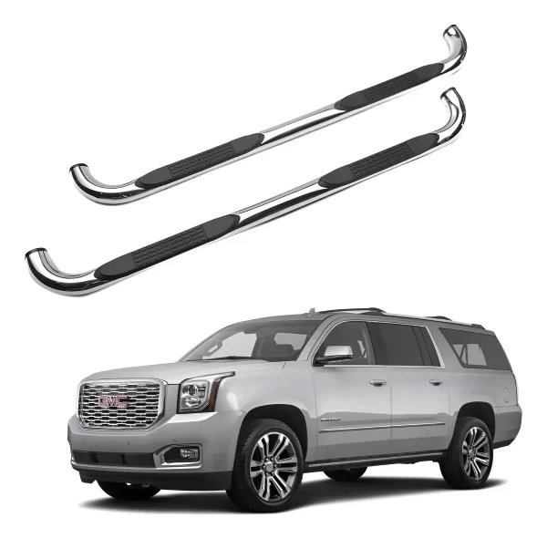 Estribos Redondos Gmc Yukon 2000 - 2020 Suv Acero Inoxidable