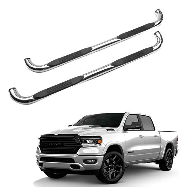 Estribos Redondos Ram Limited 1500 2019 - 2022 Acero Inox