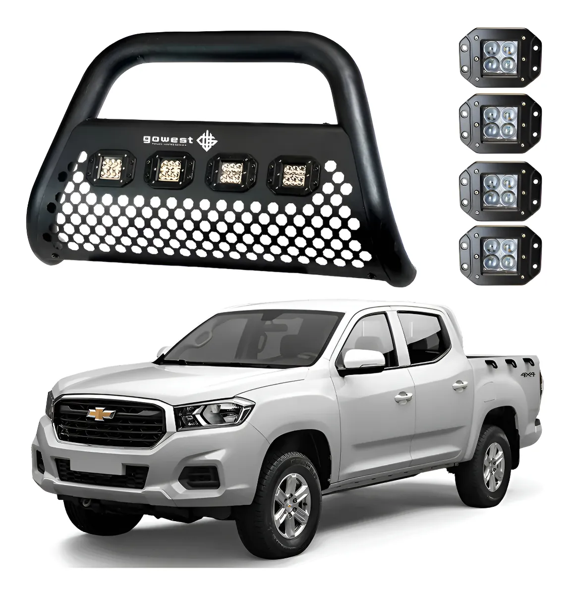 Burrera Ultra Bar S10 Max  2023 Combo 4 Faros - Image 1