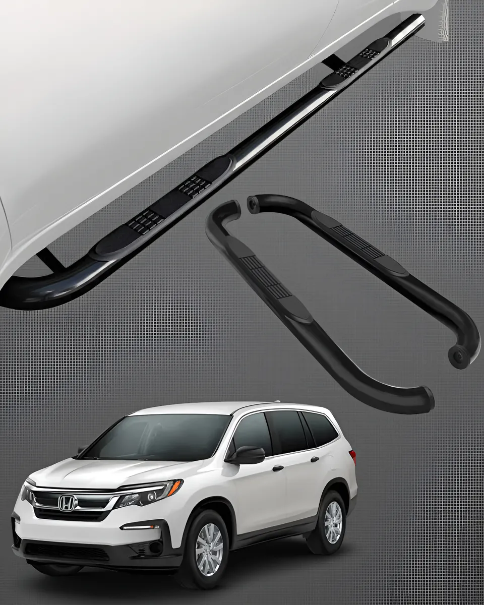 Estribos Tubulares Para Honda Pilot 2016 - 2021 Suv Negros - Image 1
