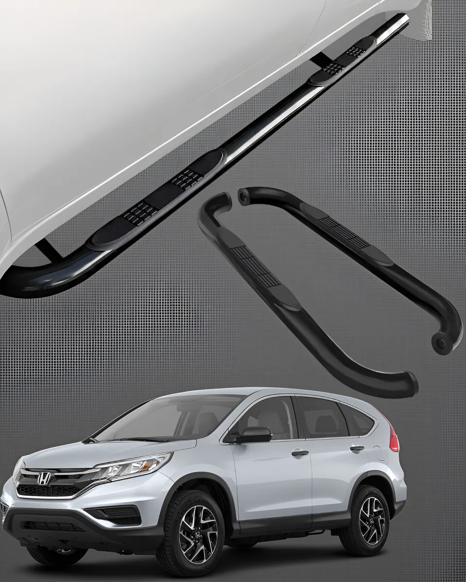 Estribos Tubulares P/ Honda Cr-v 2012 - 2016 Suv Negros - Image 1