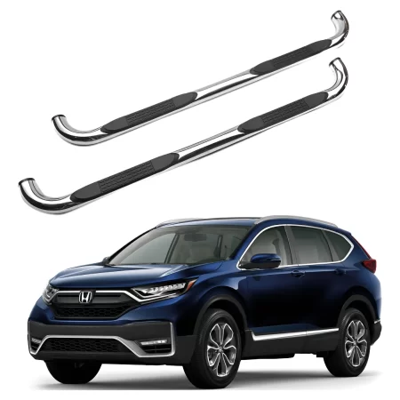 Estribos Redondos Honda Cr-v 2017 - 2020 Suv Acero Inox