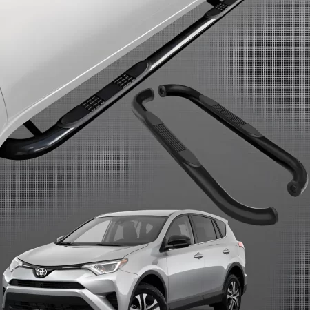 Estribos Tubulares Para Toyota Rav4 2016 - 2018 Suv Negros