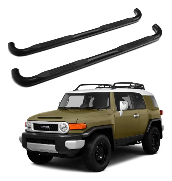 Estribos Tubulares Para Toyota Fj Cruiser 2007 - 2015 Negros