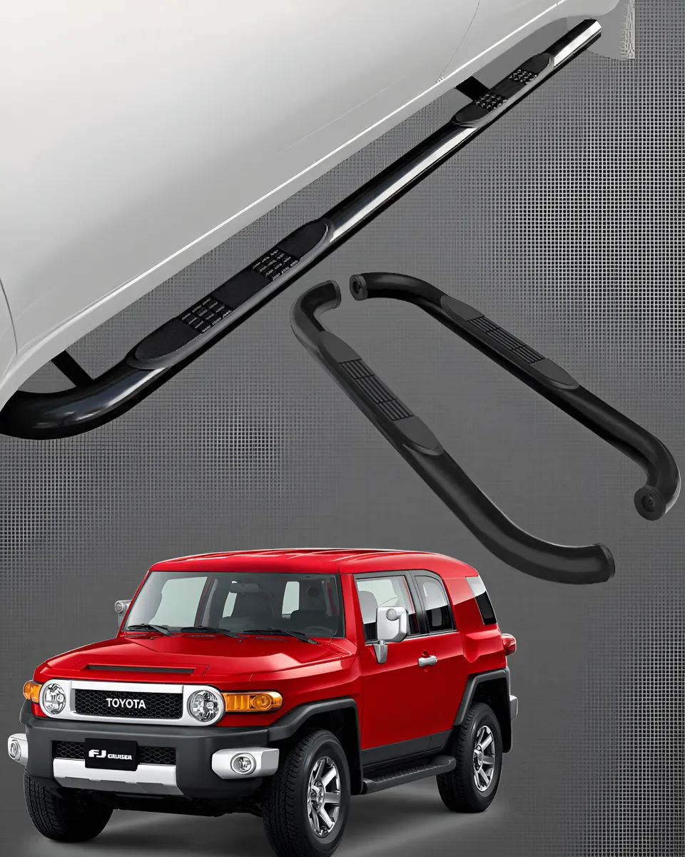 Estribos Tubulares Para Toyota Fj Cruiser 2007 - 2015 Negros - Image 1