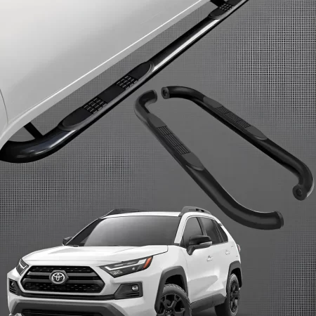 Estribos Tubulares Para Toyota Rav4 2019 - 2023 Suv Negros